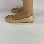 DM293 Γυναικεία μπαλαρίνα σε μπέζ χρώμα - Image 2