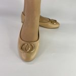 DM293 Γυναικεία μπαλαρίνα σε μπέζ χρώμα