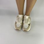DM 653 μπέζ Sneakers με Πλαϊνό Logo - Image 6