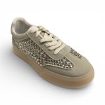 23-23 Μπεζ Suede Sneakers με Flatform Σόλα - Image 6