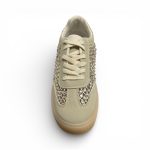 23-23 Μπεζ Suede Sneakers με Flatform Σόλα - Image 5