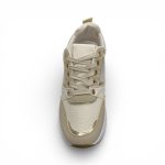 88-109 Sneakers με Δίχτυ και Ανάγλυφες Λεπτομέρειες σε αποχρώσεις του μπέζ - Image 8