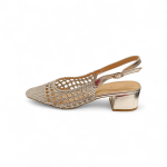 DM838-12Γυναικείο πέδιλο σε χρώμα ασημί