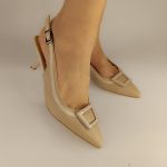 587 μπέζ εξοφτερνές γόβες - Image 3