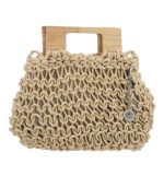 1717 τσάντα χειρος πλεκτή σε πούρο