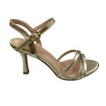 1108  Γυναικείο πέδιλο σε χρυσό χρώμα