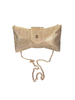 2326 Τσάντα φάκελος  σε χρυσό - Image 2