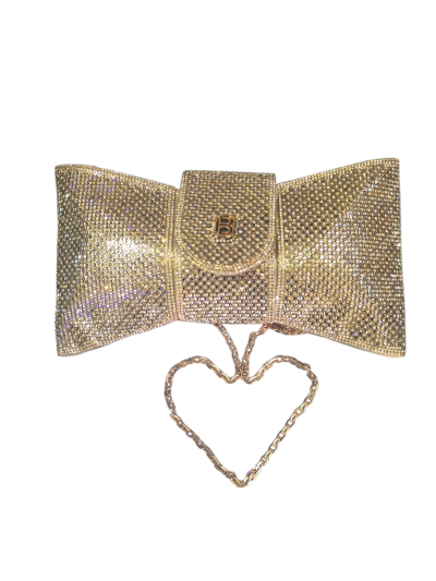 2326 Τσάντα φάκελος  σε χρυσό