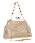 11567 Τσάντα φάκελος clutch μπέζ - Image 2