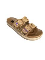 DM LH116 flatforms μπέζ με ιδιαίτερο σχέδιο και πούλιες